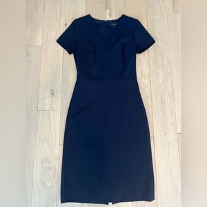 J Crew Suiting Short Sleeve Dress